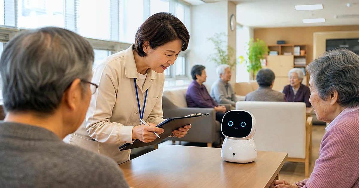아파트 돌봄로봇 안부 알림 점검 체크리스트, 보호자가 먼저 볼 것 관련 실사형 돌봄로봇 이미지