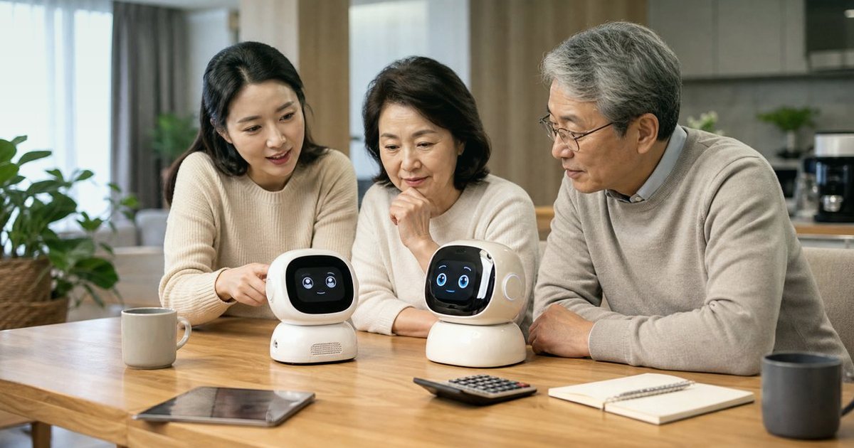 아파트 돌봄로봇 안부 알림 운영 순서, 현장 기준으로 보는 법 관련 실사형 돌봄로봇 이미지