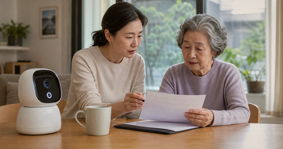 요양시설 야간 돌봄로봇 운영 점검 체크리스트, 보호자가 먼저 볼 것 관련 실사형 돌봄로봇 이미지