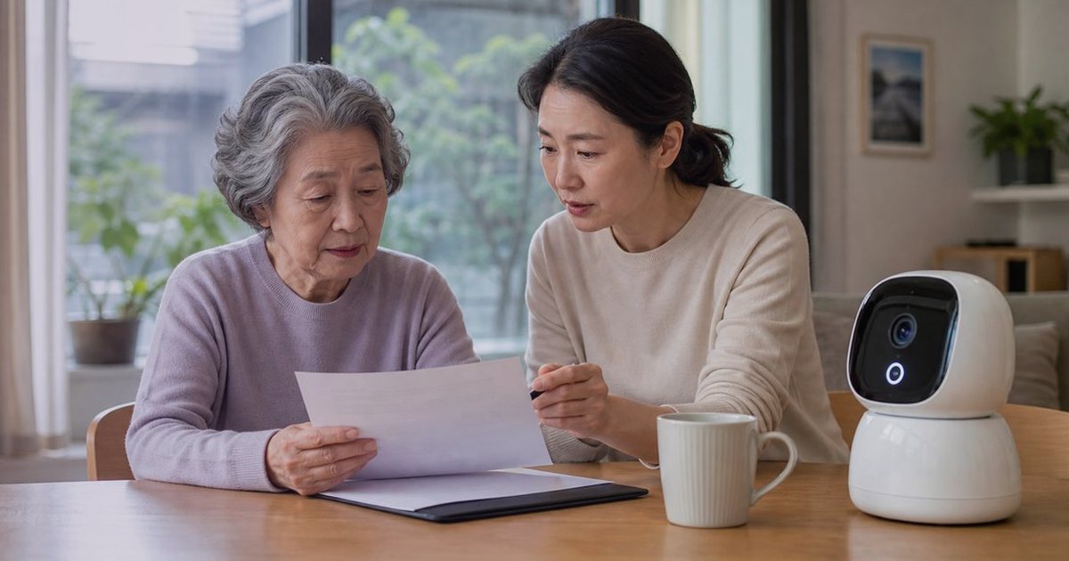 요양시설 야간 돌봄로봇 운영 운영 순서, 현장 기준으로 보는 법 관련 실사형 돌봄로봇 이미지