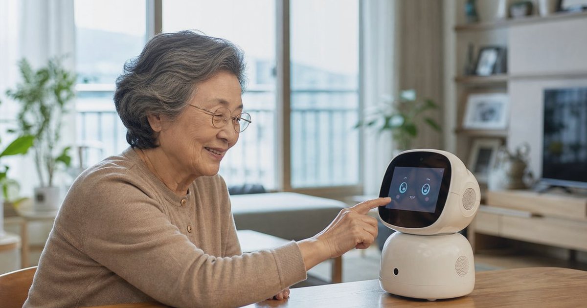 이사 전 돌봄로봇 재설정, 주소 변경과 와이파이 변경 기준 관련 실사형 돌봄로봇 이미지