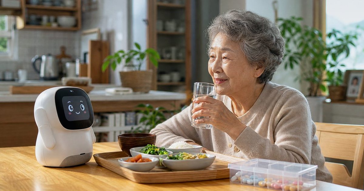 방문간호 돌봄로봇 대시보드 점검 체크리스트, 보호자가 먼저 볼 것 관련 실사형 돌봄로봇 이미지