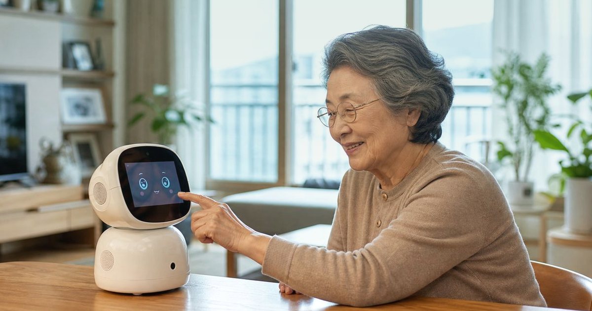보호자 앱·관리 대시보드, 어느 제품이 잘 만들었나 관련 실사형 돌봄로봇 이미지