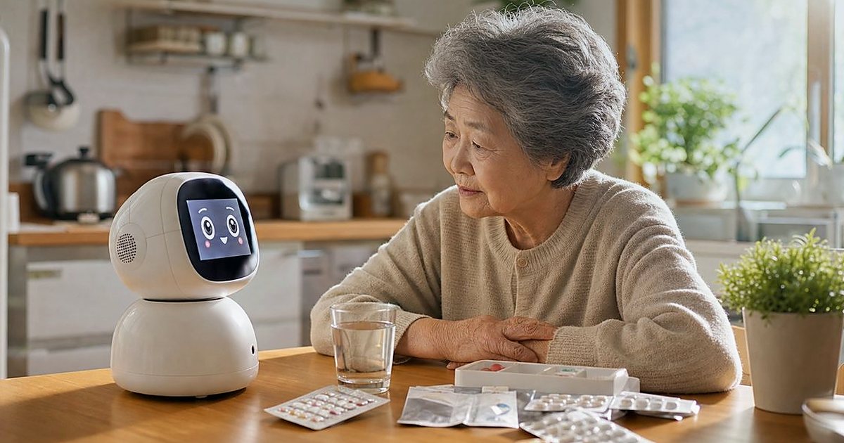 요양시설 돌봄로봇 대시보드, 층별 관리와 야간 알림 실제 상황별 판단 기준 관련 실사형 돌봄로봇 이미지
