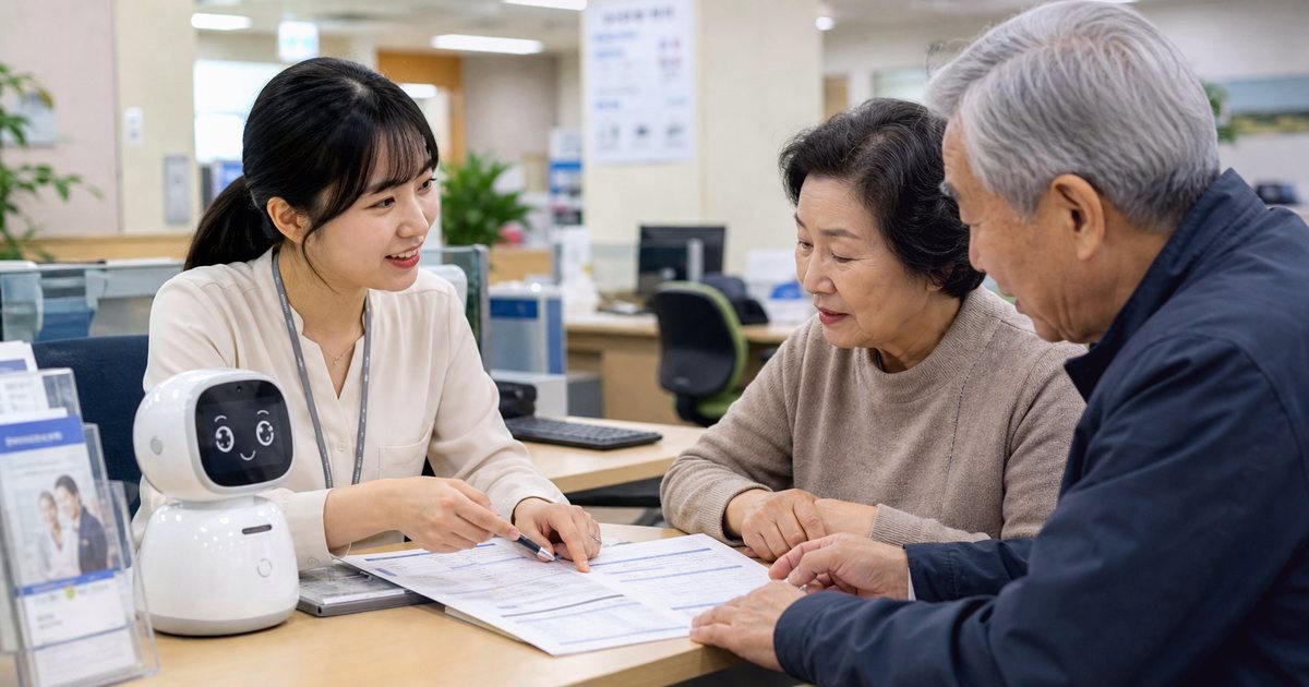 낙상 위험 동선 점검, 처음 설정하는 순서 관련 실사형 돌봄로봇 이미지