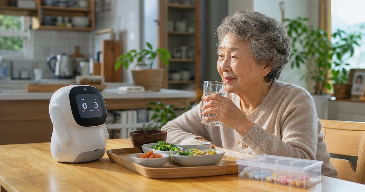 가족회의 돌봄로봇 결정 처음 맞추는 실행 순서, 역할 분담과 비용 합의 확인 관련 실사형 돌봄로봇 이미지