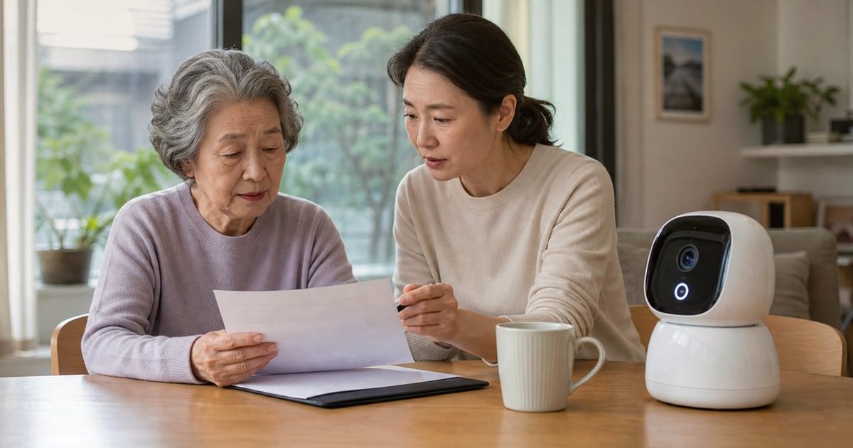 물 한 잔 챙기기, 돌봄로봇의 수분·식사 안내 기능 관련 실사형 돌봄로봇 이미지