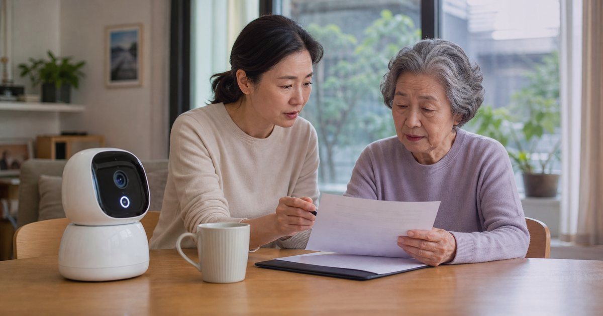 돌봄로봇 우선 지원 기준, 신청 전 체크리스트 관련 실사형 돌봄로봇 이미지