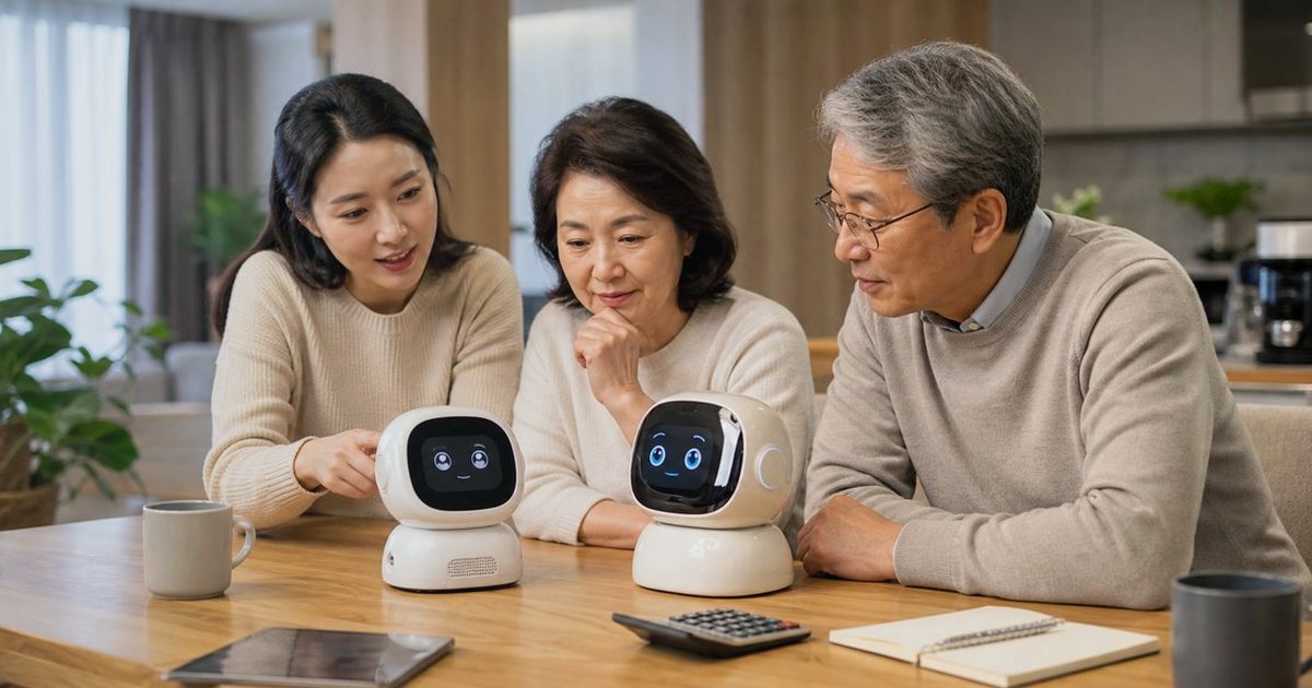 지자체 돌봄로봇 의회 설명 점검 체크리스트, 보호자가 먼저 볼 것 관련 실사형 돌봄로봇 이미지