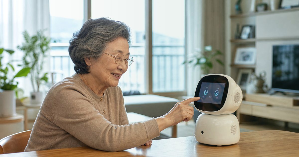 돌봄로봇 지원사업 문의, 신청 전 체크리스트 관련 실사형 돌봄로봇 이미지