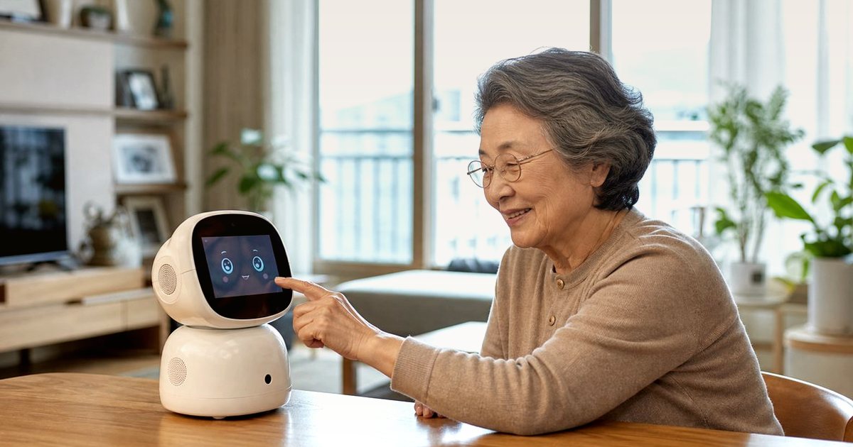 식사 거름 알림 돌봄로봇, 선택 기준부터 정리하기 관련 실사형 돌봄로봇 이미지