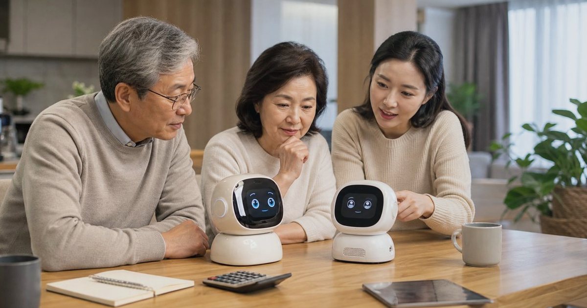 야간 안심 점검, 자주 묻는 질문 답변 관련 실사형 돌봄로봇 이미지