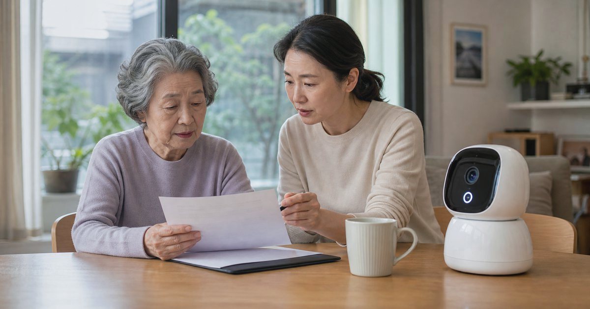 어르신 기기 적응, 비용과 지원 가능성 정리 관련 실사형 돌봄로봇 이미지