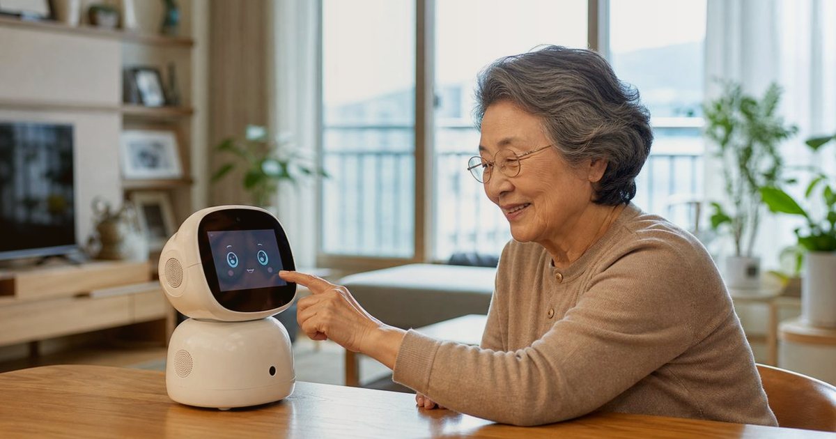 돌봄로봇 개인정보 동의, 자주 묻는 질문 답변 관련 실사형 돌봄로봇 이미지