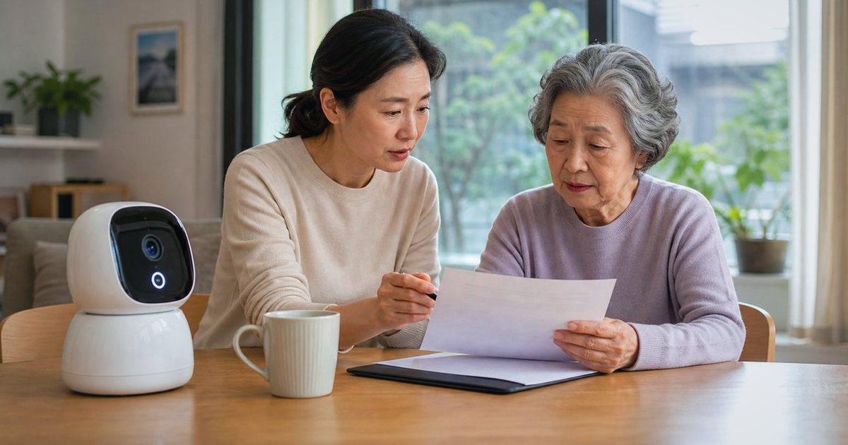 공공임대 독거노인 돌봄로봇 자주 묻는 질문, 신청 전 확인할 것 관련 실사형 돌봄로봇 이미지
