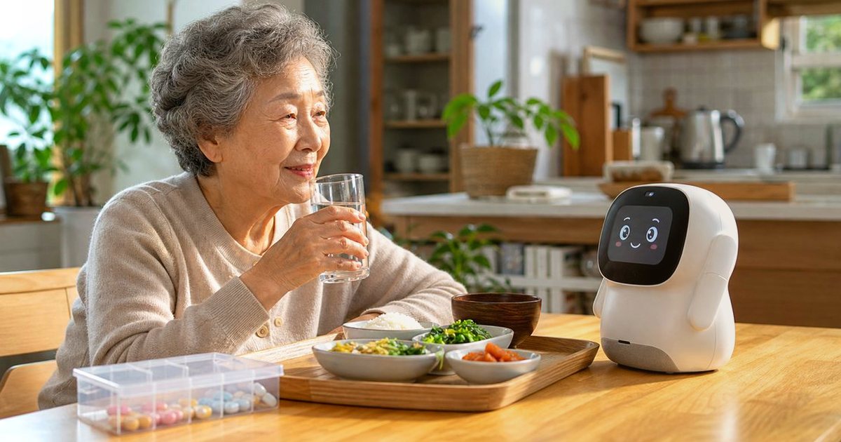 돌봄로봇 예산 설명, 처음 설정하는 순서 관련 실사형 돌봄로봇 이미지