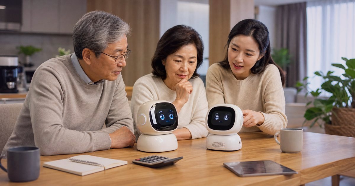 돌봄로봇 렌탈 비용 함정, 약정 기간과 위약금 실제 상황별 판단 기준 관련 실사형 돌봄로봇 이미지