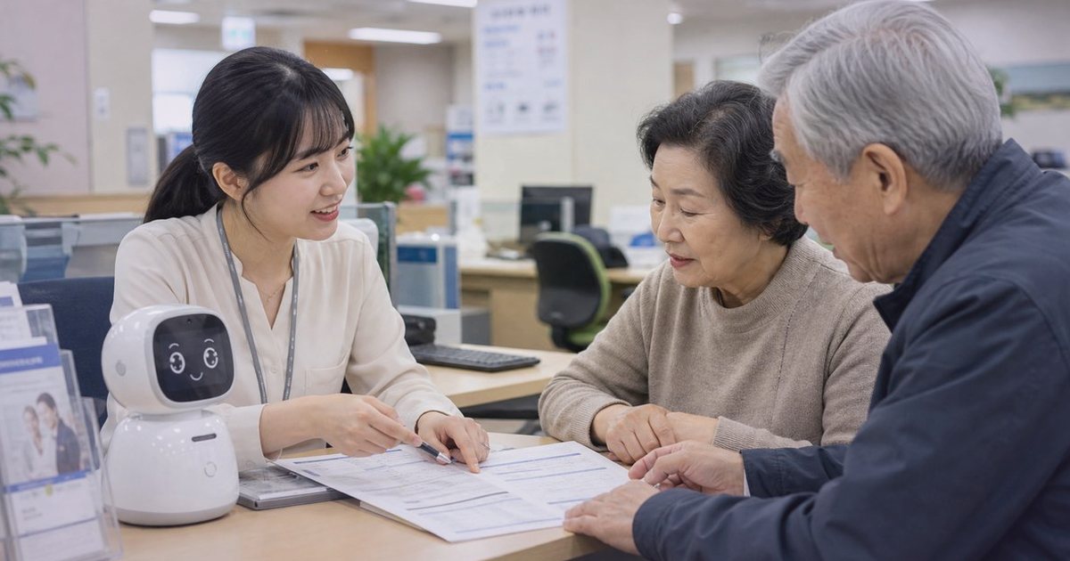 돌봄로봇 알림 단계 설정, 긴급도와 연락 순서 기준 관련 실사형 돌봄로봇 이미지