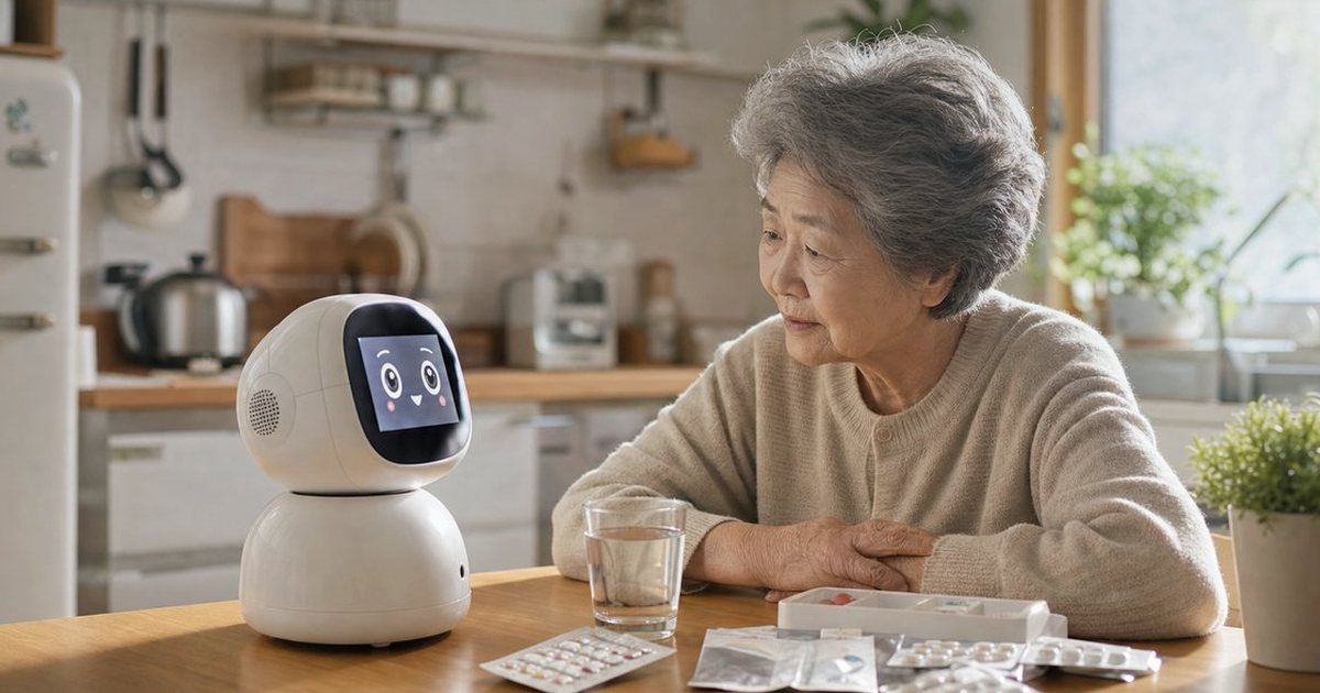 경로당 돌봄로봇 첫 수업 자주 묻는 질문, 신청 전 확인할 것 관련 실사형 돌봄로봇 이미지