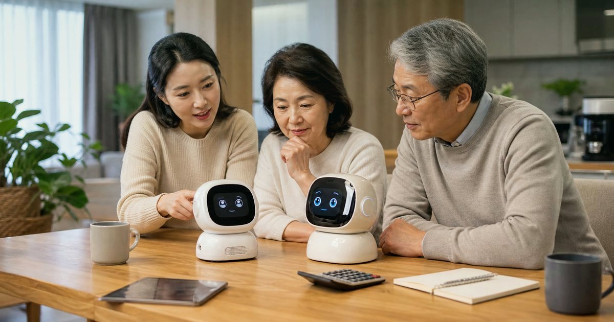 자원봉사자 돌봄로봇 보조, 활동 범위와 개인정보 교육 실제 상황별 판단 기준 관련 실사형 돌봄로봇 이미지