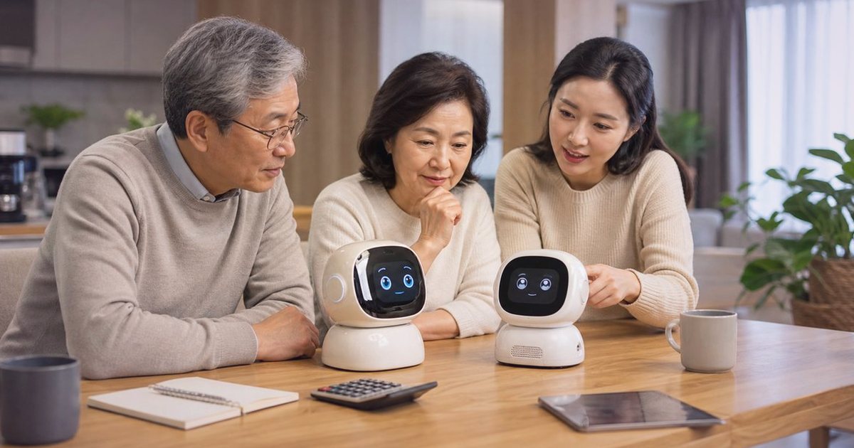 돌봄로봇과 스마트홈 연동, 어디까지 가능할까 관련 실사형 돌봄로봇 이미지