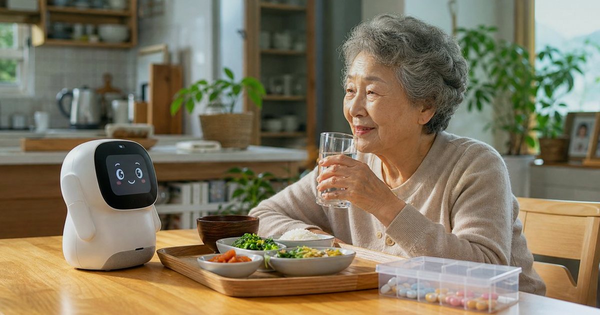 난청 어르신 돌봄로봇 음량 자주 묻는 질문, 신청 전 확인할 것 관련 실사형 돌봄로봇 이미지