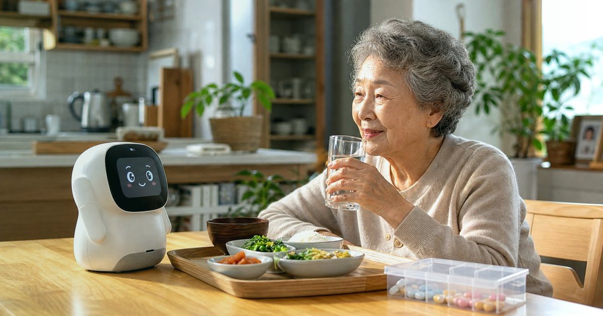 사례관리 돌봄로봇 기록 점검 체크리스트, 보호자가 먼저 볼 것 관련 실사형 돌봄로봇 이미지